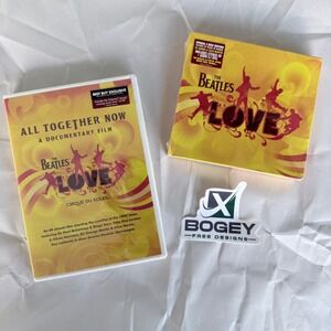 The Beatles LOVE All Together Now Documentary Film DVD CD Audio Disc set